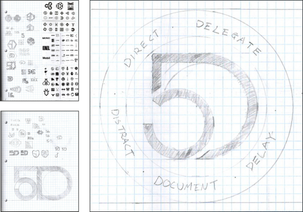 5Ds Logo Sketches